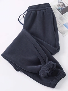 <b>Winter</b> Warm Canvas Heavyweight Jogger Pants <b>Men</b> Autumn Sport Jogging Sweatpants Outdoor <b>Walking</b> Casual Windproof <b>Trousers</b> - Product Image 1