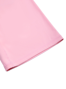 Shorts Deportivos de Cintura Alta Color Rosa para Mujer, Shorts de Yoga y Fitness de Color Sólido, Cintura Elástica, Tejido de Spandex y Poliéster - Product Image 6