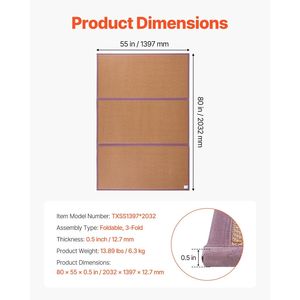 Tappetino Tatami Giapponese in Rattan Naturale Intrecciato a Mano 80 X 55, Tappetino Yoga Pieghevole Antiscivolo e Facile da Pulire - Product Image 2