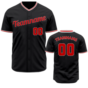 Camiseta Deportiva Premium de Béisbol con Botones, Manga Corta, Uniforme Atlético, Ligera, Transpirable, para Entrenamiento en Equipo - Product Image 1