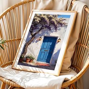 Cadre photo rustique en bois massif fait main, impression numérique couleur, décoration murale ou à poser sur table - Product Image 5