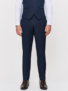 Costume 3 pièces pour homme, blazer, gilet et pantalon, résistant aux plis, confortable pour le bureau et les réunions - Product Image 4