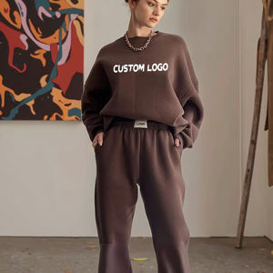 Sweat-shirts surdimensionnés personnalisés pour femmes, décontractés, hiver, manches longues, poignets côtelés extensibles, coupe confortable et décontractée, 100% coton - Product Image 6