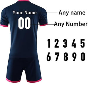 Uniforme de Fútbol Transpirable de Alta Calidad para Tallas Grandes, Conjunto Personalizado con Logotipo, Jersey de Fútbol de Poliéster, Kit de Equipo con Impresión por Sublimación - Product Image 6
