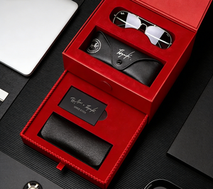 Commercial Support Promotion Gift Set Men's Watch Sunglasses Leather Belt Wallet Key Chain Perfume Corporate Luxury Men Gift Set - Product Image 1