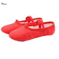 RELEVO INDUSTRIES Chaussons de ballet souples unisexes en toile toutes couleurs pour filles, semelle fendue, légers, flexibles et respirants