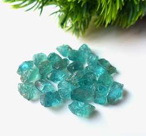 Natural Sky Apatite Rough Gemstone Raw <b>Blue</b> Apatite Crystal Healing Stone For Jewelry Making Bulk Supply Loose Stone - Product Image 5