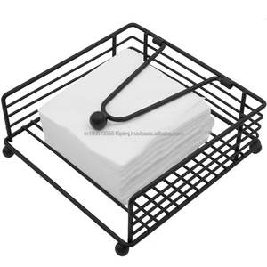 Très Personnalisé En Gros À La Main Plat Design Élégant Porte-Serviettes Aluminium Coulée Table Top Décoratif Porte-Serviettes - Product Image 1