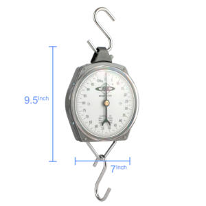 Báscula Mecánica Colgante de Alta Resistencia, 200 kg, con Batería, Cuerpo de Acero Resistente, Tipo Dial, con Resorte - Product Image 2
