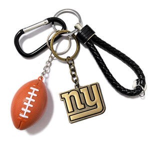 Porte-clés NFL des Steelers, 49ers, Patriots, Chiefs, Niners, badge d'équipe, Super Bowl, porte-clés pour fans de football américain, pendentif pour le jour du match, cadeau - Product Image 4