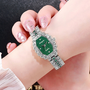 9828 Juego de 2 Relojes y Pulseras para Mujer, Reloj de Pulsera con Diamantes de Moda, Regalo para Mujer - Product Image 4