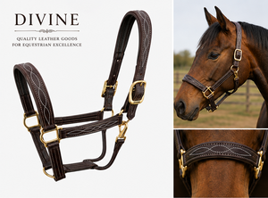 Fournisseur de harnais pour chevaux en cuir naturel de qualité supérieure, marque privée, de Divine International Uttar Pradesh - Product Image 3