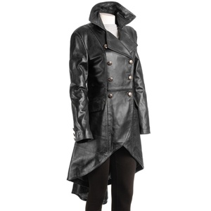 Chaqueta de Cuero para Mujer, Modelo 2026, Elegante, de Alta Calidad, Piel de Oveja Tejida, Cuello Alto, Impermeable, Ecológica, para Invierno - Product Image 1