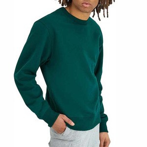 Sweat-shirts pour hommes de qualité supérieure à prix abordable, en coton, à manches longues, col rond, teinture unie - Product Image 3
