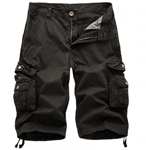 Pantalones Cortos Cargo para Hombre, Transpirables, con Logotipo Personalizado, Ajustados, a la Moda, con 6 Bolsillos y Cordón Ajustable - Product Image 1