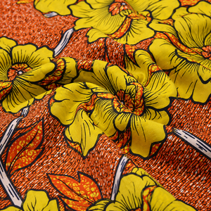 Tela Africana Auténtica con Estampado de Cera, Ankara, Algodón, Batik, Textil para Vestidos, Prendas de Vestir, Costura, Moda, Suministro al por Mayor - Product Image 5