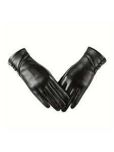 Guantes Elegantes de Cuero para Mujer, Venta al por Mayor, Nuevo Diseño Unisex, Guantes de Piel de Oveja Coloridos, Guantes de Cuero Genuino Personalizados a la Moda - Product Image 3