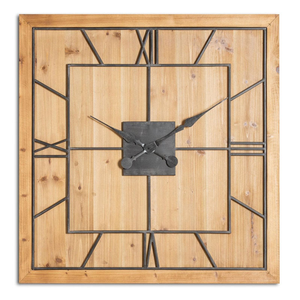 Horloge murale en bois naturel, nouveau design, best-seller, personnalisée, faite à la main, décoration murale pour la maison, en vente - Product Image 3