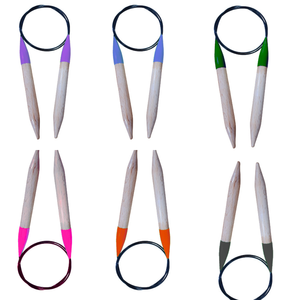 Quantité minimale de commande bas personnalisé en bois bambou fixe circulaire aiguille cercle aiguille à tricoter 40 60 80 cm pull aiguille à tricoter - Product Image 5