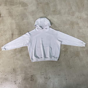 Sudadera con capucha de gran tamaño de algodón pesado personalizada hombro caído grueso 450GSM Boxy hombro caído Sudadera con capucha de felpa francesa de lana de gran tamaño - Product Image 1