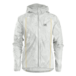 Wholesale Custom Sublimated Hooded Windbreaker <b>Jacket</b> Eco Friendly Full Zip Lightweight <b>Waterproof</b> Recycled Sportswear - Product Image 4
