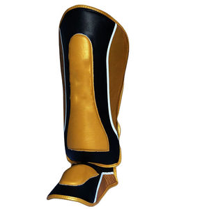 OEM Muay Thai Shin Guard Custom Brand Genuine Leather Custom Colors Customizable Boxing MMA Kickboxing Instep Guards Lightweight - Product Image 4