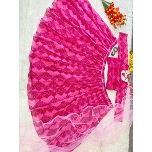 Lehenga choli ชุดปาร์ตี้พิมพ์ลายดอกไม้ที่สวยงามขนาด2XL - Product Image 3