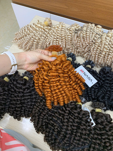 Extensions de cheveux humains vierges vietnamiens à pointe en kératine, super double drawn, couleurs claires, 30 pouces - Product Image 3