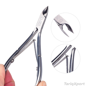 Nghia Cuticle Nippers Jaw 14 6mm Stainless Steel Nail Clippers Extra Sharp Manicure Scissors Custom Logo OEM Packing <b>by</b> KKZ - Product Image 3