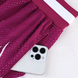 Wholesale Premium Quality Unisex Shorts <b>Top</b> Stitched Retro Shorts Custom Logo <b>Mesh</b> Fabric Basketball Shorts for Men - Product Image 4