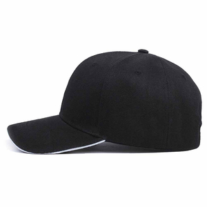 Gorra de Béisbol de Algodón de 6 Paneles al por Mayor con Logotipo Bordado e Impresión, Protección Solar para Exteriores, Visera Tipo Sándwich, Gorra Deportiva con OEM ODM - Product Image 2