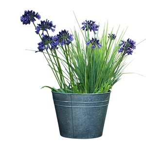 Popular Galvanized Metal <b>Bucket</b> Planters Set Of 3 With Black Handles For Garden Or Indoor Use Handmade Flower Planters - Product Image 6