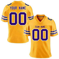 Maillot de football personnalisé sublimé unisexe à manches courtes avec nom d'équipe, 5 couleurs, en polyester anti-humidité, col en V, pour adulte, toutes saisons, avec logo frontal