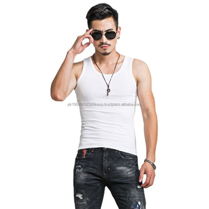 Débardeur de sport pour homme, meilleure qualité, logo personnalisé, polyester et coton, sans manches, vêtements de fitness, t-shirt athlétique, gilet - Product Image 5