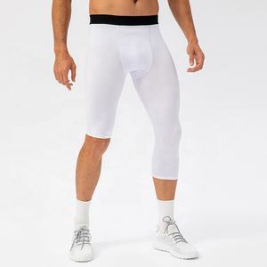 Custom Compression Leggings Breathable Elastic Waist Tech <b>Yoga</b> <b>Pants</b> Comfortable Tights for <b>Men</b> - Product Image 6