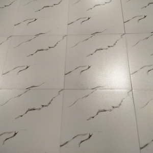 Carreaux de sol en céramique imprimés numériquement 600x600mm, surface effet sucre, couleur blanche, pour villa moderne, 60 x 60 CM - Product Image 4