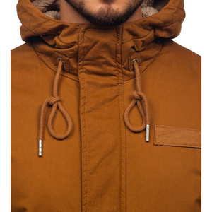Custom Manufacturer 2025 Men's Long Parka Jackets with <b>Fur</b> Breathable Winter <b>Coat</b> OEM Service Customized Designs Logos Price - Product Image 6