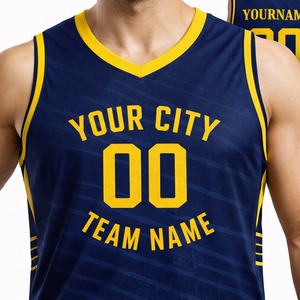 Ensemble d'uniformes de basketball unisexes 100 % respirants sans manches, logo personnalisé, séchage rapide, anti-UV, anti-bactérien - Product Image 5