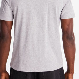 T-shirt décontracté pour homme en matière durable avec finition de couture de qualité supérieure, couleur unie, col rond, manches courtes, décontracté et tendance 2026 - Product Image 6