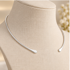 Collar Gargantilla Minimalista de Plata 925 con Baño de Rodio, Cadena de Serpiente, Estilo Unisex para Uso Diario - Product Image 3