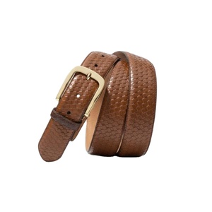 Ceintures de luxe à prix abordable pour hommes, accessoires fabriqués en Inde, idées cadeaux, dernières ceintures formelles écologiques avec boucle en laiton - Product Image 1