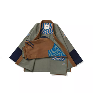 Kimono de Jiu Jitsu Brasileño (BJJ) de Primera Calidad, 450GSM, Tejido de Algodón Perla, Duradero, Transpirable, Ligero, para Competencia y Entrenamiento - Product Image 3