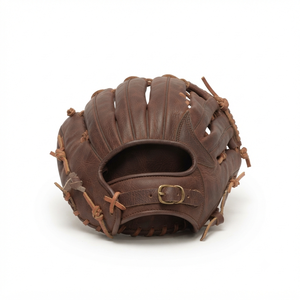 Leather <b>Baseball</b> <b>Glove</b> H-Web Right-Handed Full Finger Ambidextrous <b>Baseball</b> <b>Gloves</b> Outfield Adult All Seasons Non-Slip - Product Image 5
