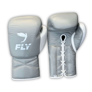 ถุงมือชกมวย MMA ขายส่ง ยี่ห้อ FLY ผลิตตามสั่ง หนังแท้ ปิดนิ้วเต็มรูปแบบ ระบายความชื้นได้ดี ปิดด้วยเชือกผูก สำหรับฝึกซ้อมและแข่งขัน - Product Image 1