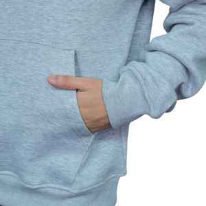 Sudadera con capucha para hombre de algodón y elastano, personalizada con estampado, gris lavado vintage, con cremallera completa, estilo oversize - Product Image 6