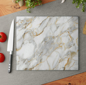 Planche à découper carrée classique en marbre, durable, compatible lave-vaisselle, pour la maison et les hôtels - Product Image 5