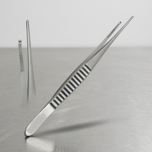 Pinces à tissus Gillies 1x2 dents, manuelles, en acier inoxydable, pour dissection, BCI 4546, certifiées CE Classe I - Product Image 5