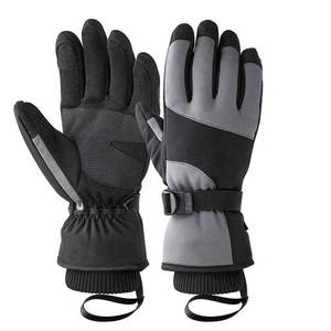 Hot Selling High Quality Leather Ski <b>Gloves</b> <b>Touch</b> <b>Screen</b> Compatible Winter Sports Mittens for Cold Weather Online Sale - Product Image 1