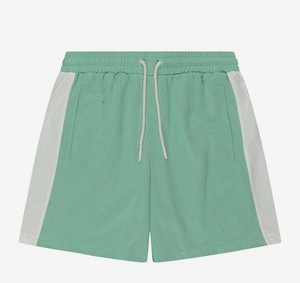 Men's <b>Black</b> Breathable Canvas 220g Solid Mid Elastic Waist Casual <b>Shorts</b> with Pocket - Product Image 3