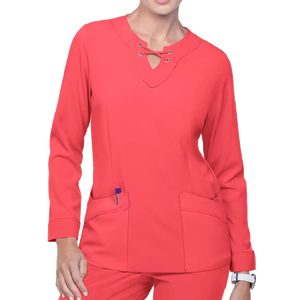 Women's Lightweight Breathable Medical <b>Scrub</b> <b>Tops</b> with Seamless Fusing Custom Colors & Sizes-Wholesale Women <b>Scrub</b> <b>Tops</b> - Product Image 5